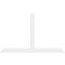 Ekena Millwork Portland Architectural Grade PVC Gable Bracket, 96"W x 60"H x 2"D x 6"F, 15/12 Pitch GBP096X60X0206POR00 - alternate 2